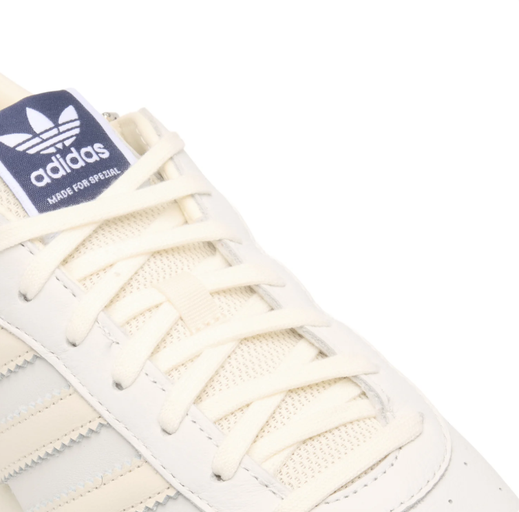 adidas Burnden Sneakers - Off-White & Cream with Gum Sole