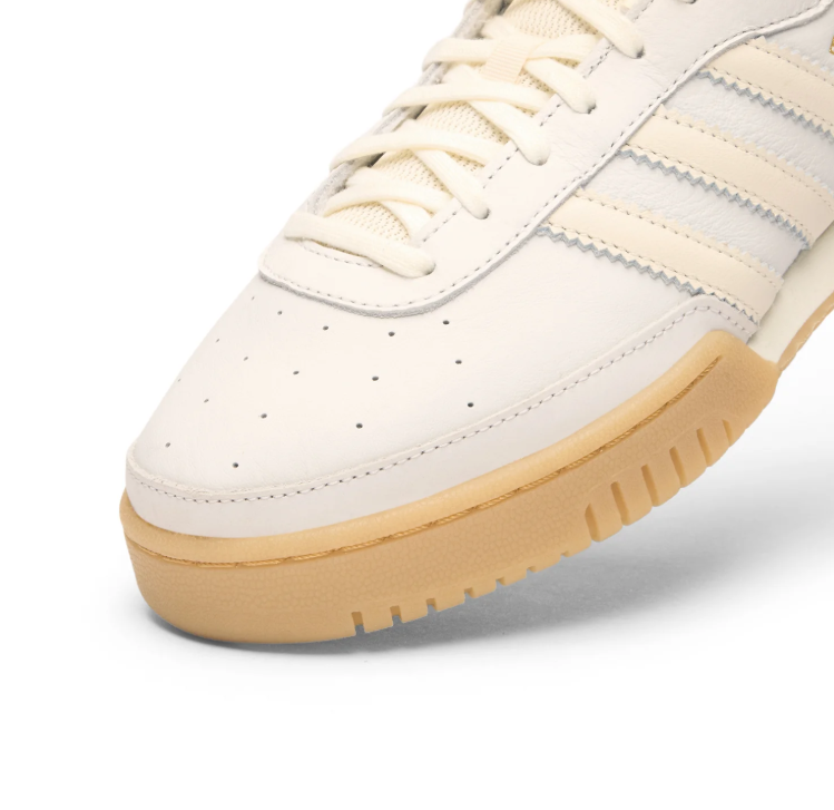 adidas Burnden Sneakers - Off-White & Cream with Gum Sole