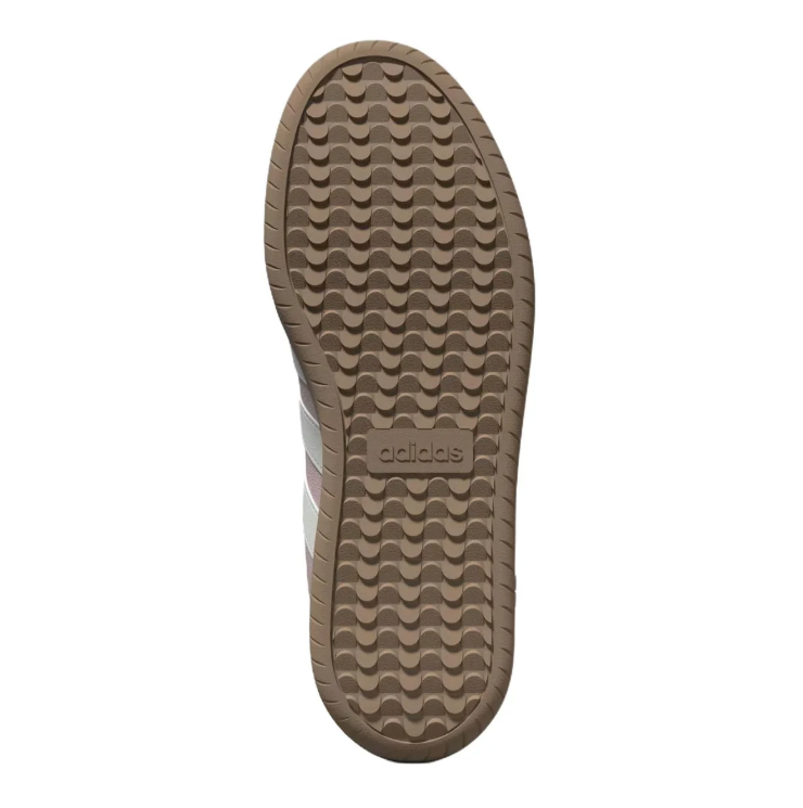 adidas Low-Top Sneakers - Dusty Pink & White with Gum Sole