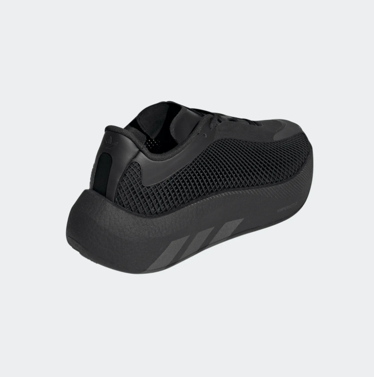 adidas Sneakers - Black Grid Upper & Sculpted Sole